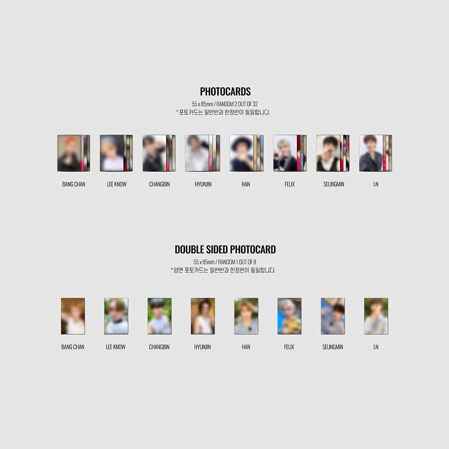 STRAY KIDS THE 2ND ALBUM NOEASY Standard B Type Photobook CD Sticker Poster Photocards