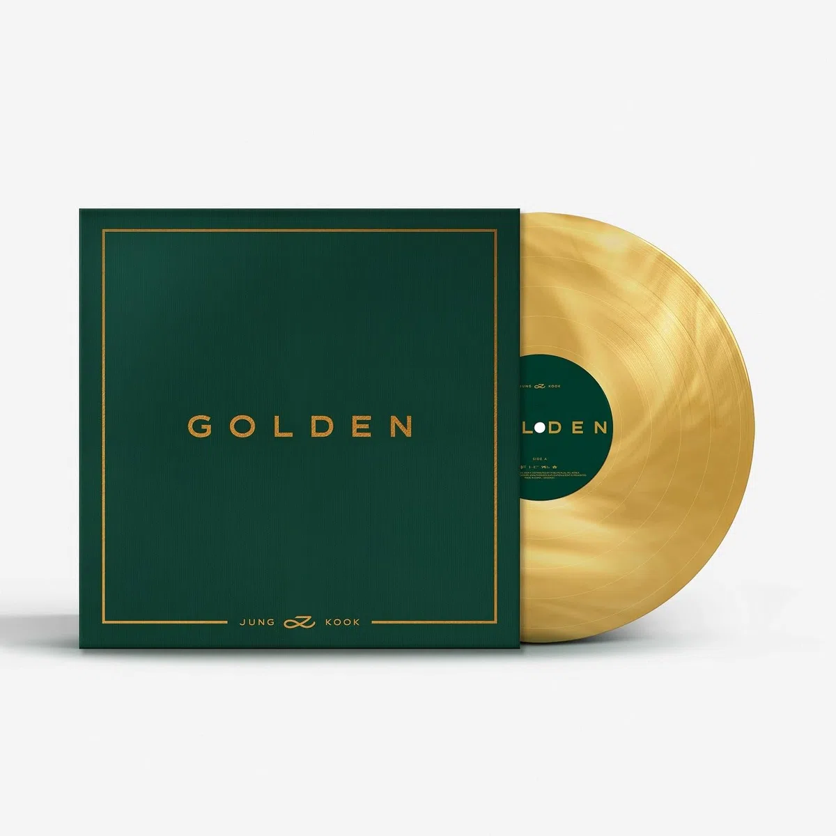 Golden Vinyle Couleur Doré inclus divers Goodies