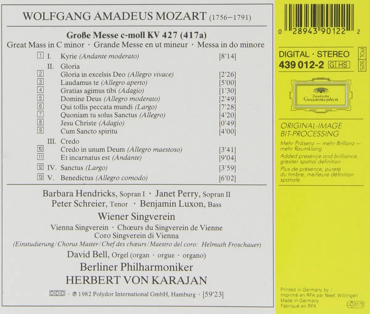 Karajan Gold - Mozart: Grosse Mess C-Moll