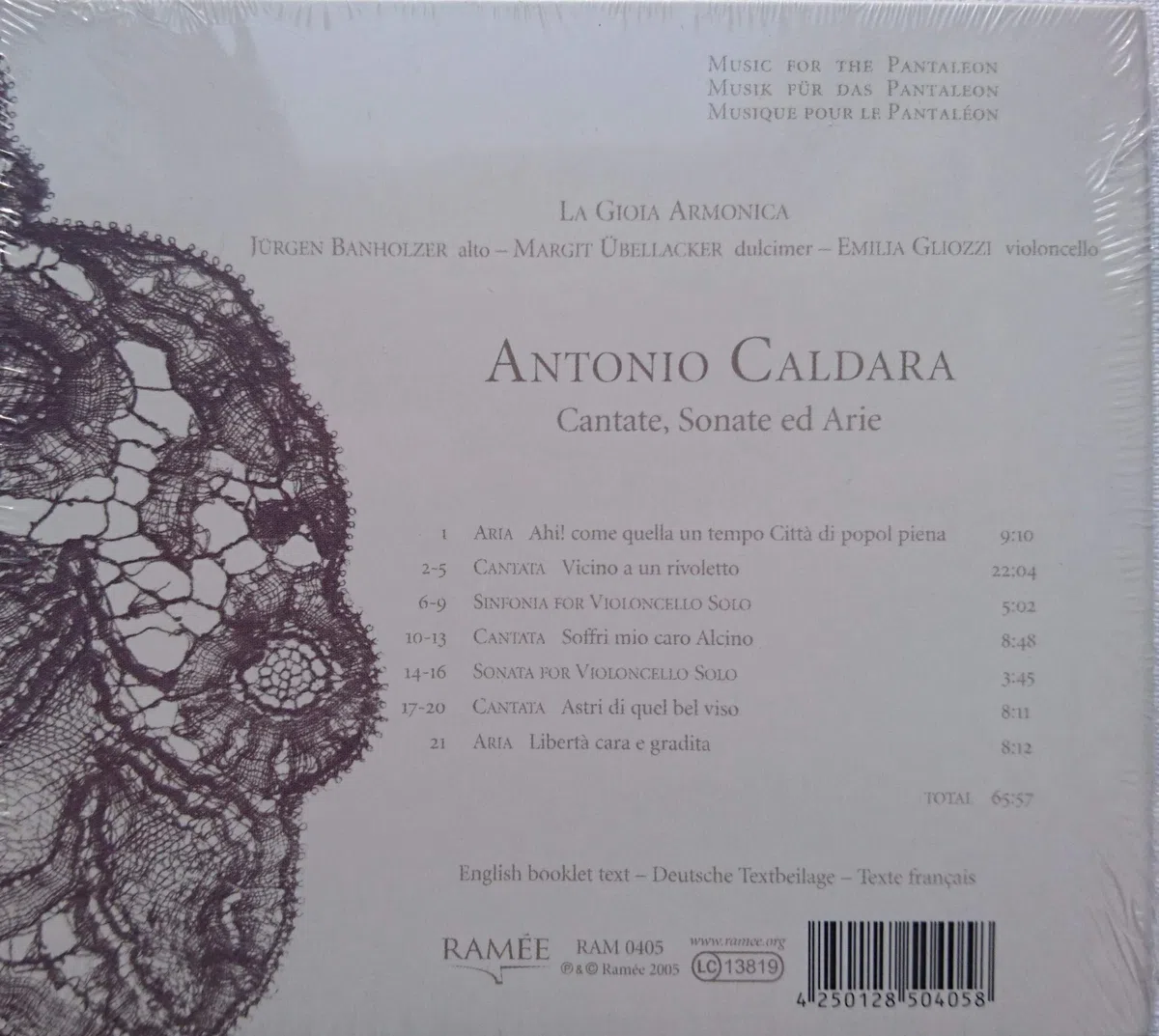 Antonio Caldara: Cantate, Sonate ed Arie