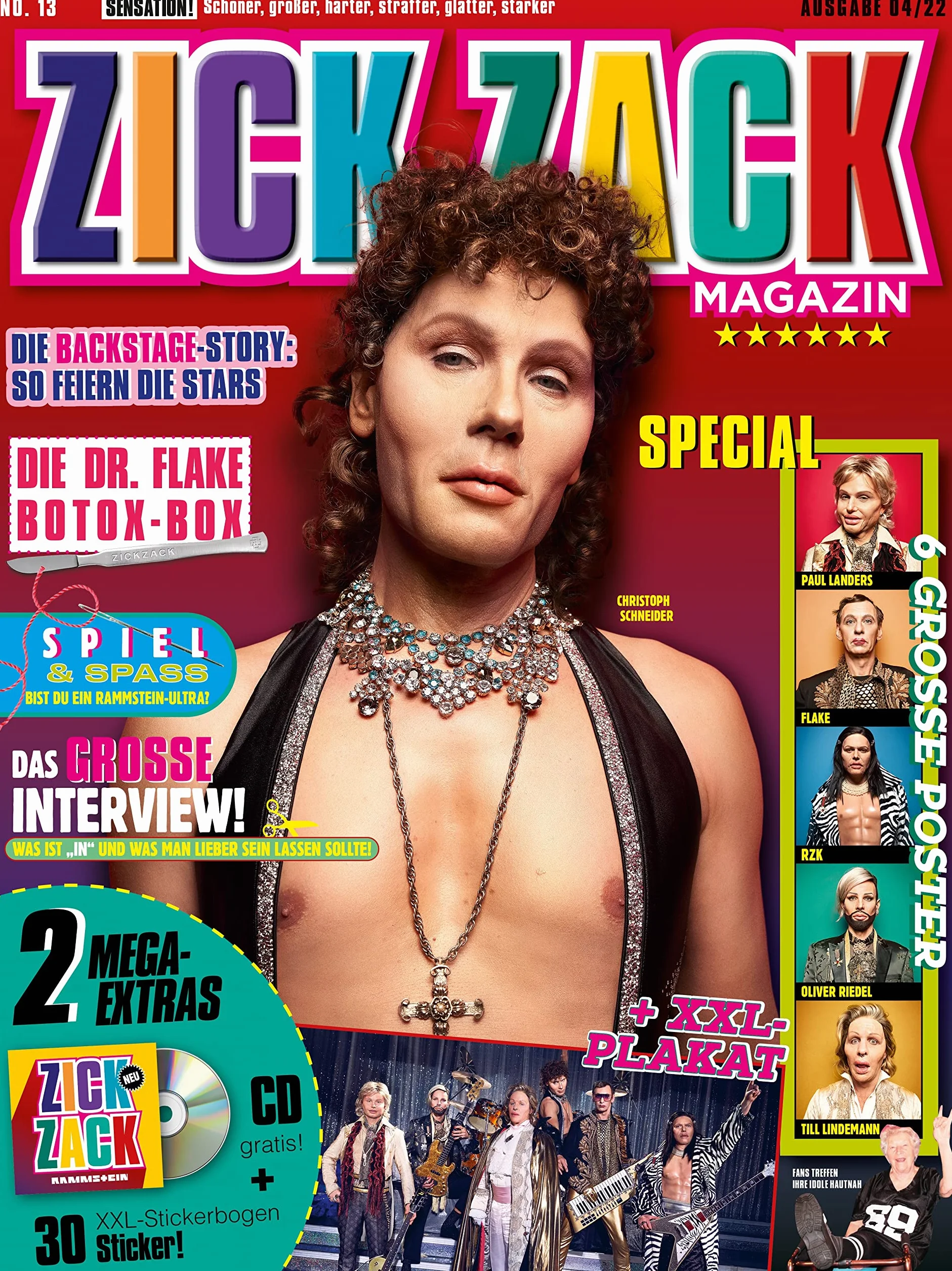 Zick Zack [CD single inclus Magazine + 30 autocollants + 6 posters]
