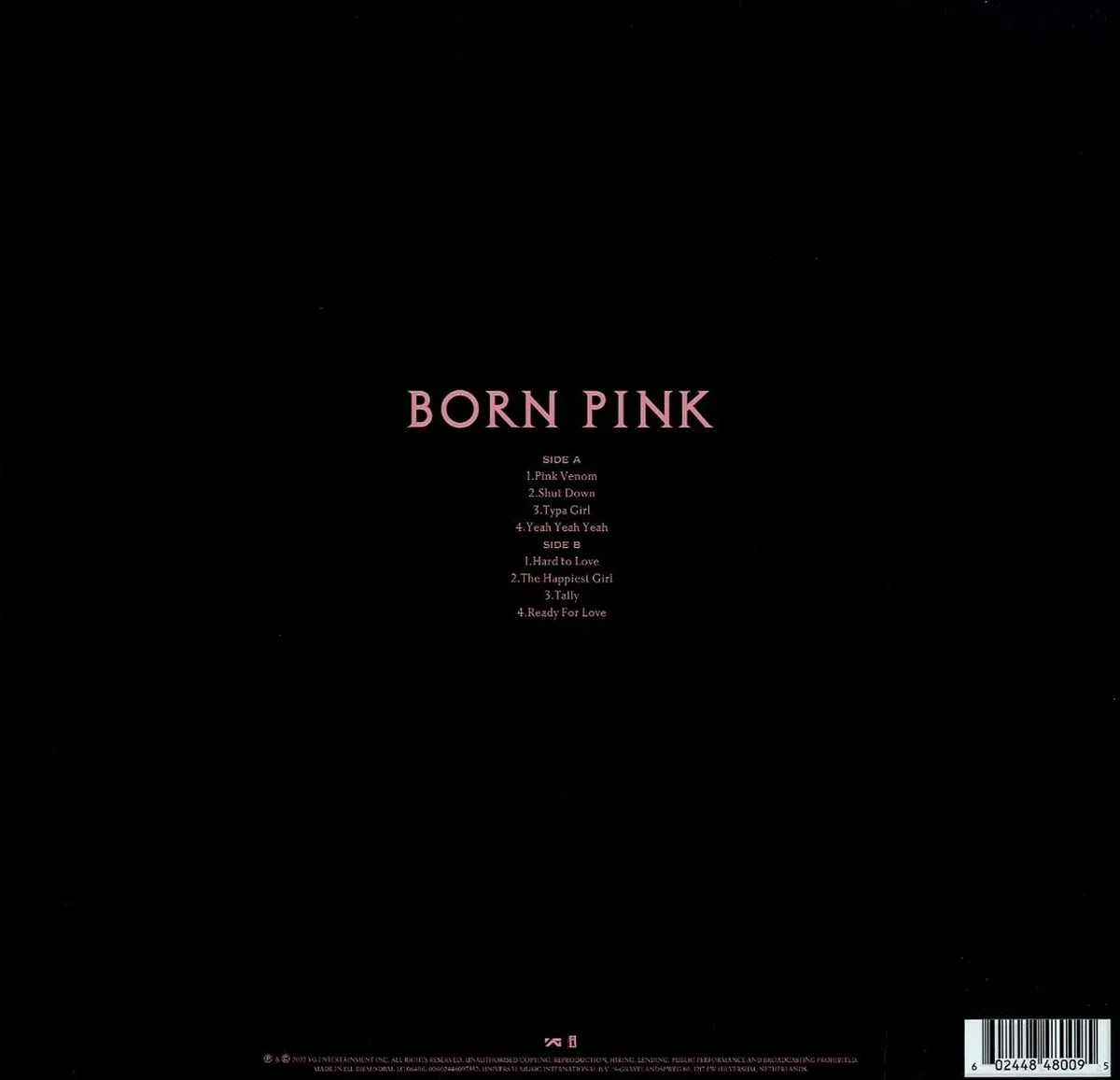 Born Pink [Vinyle couleur Black Ice - Tirage Limité]