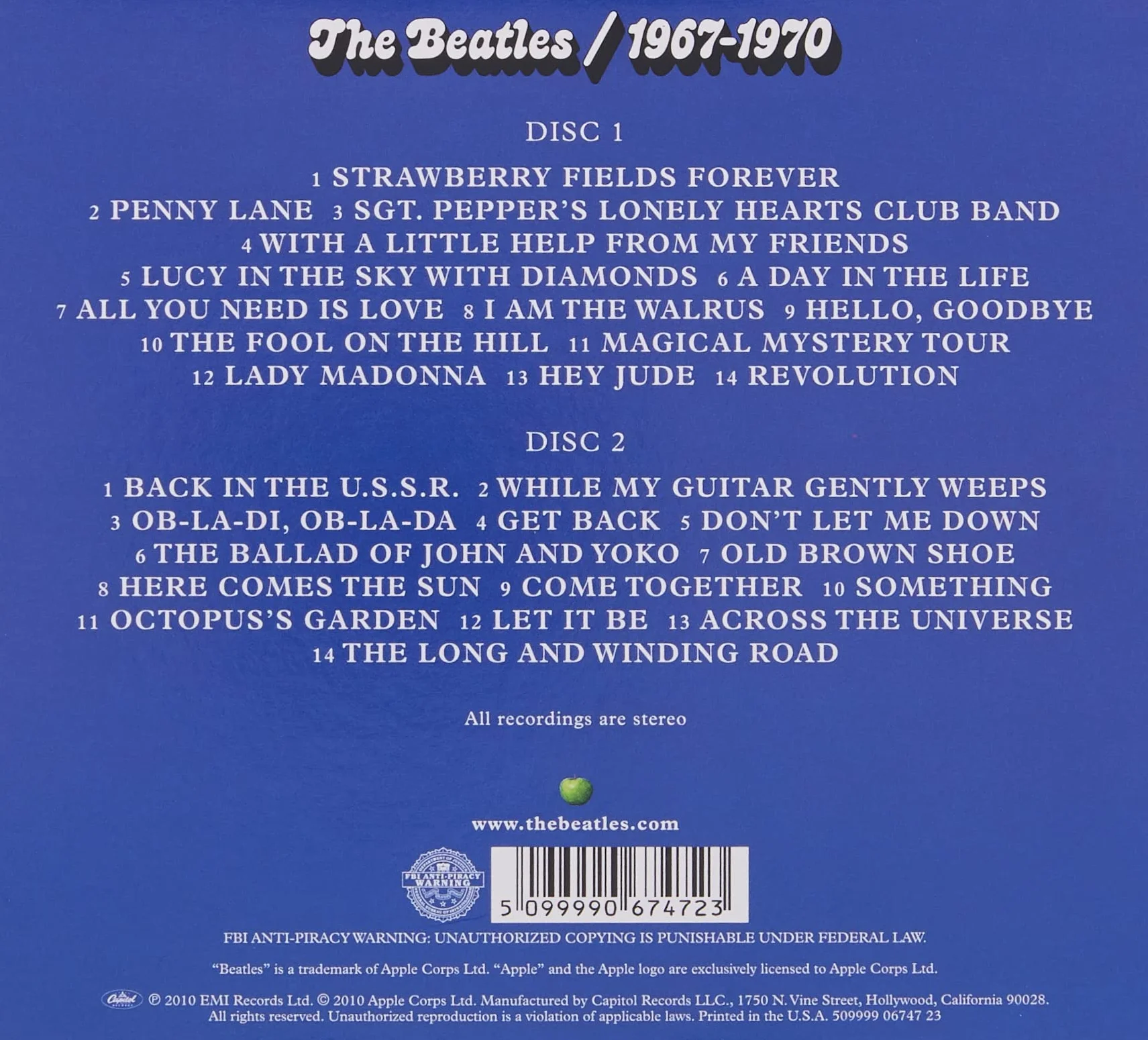 The Beatles 1967 1970