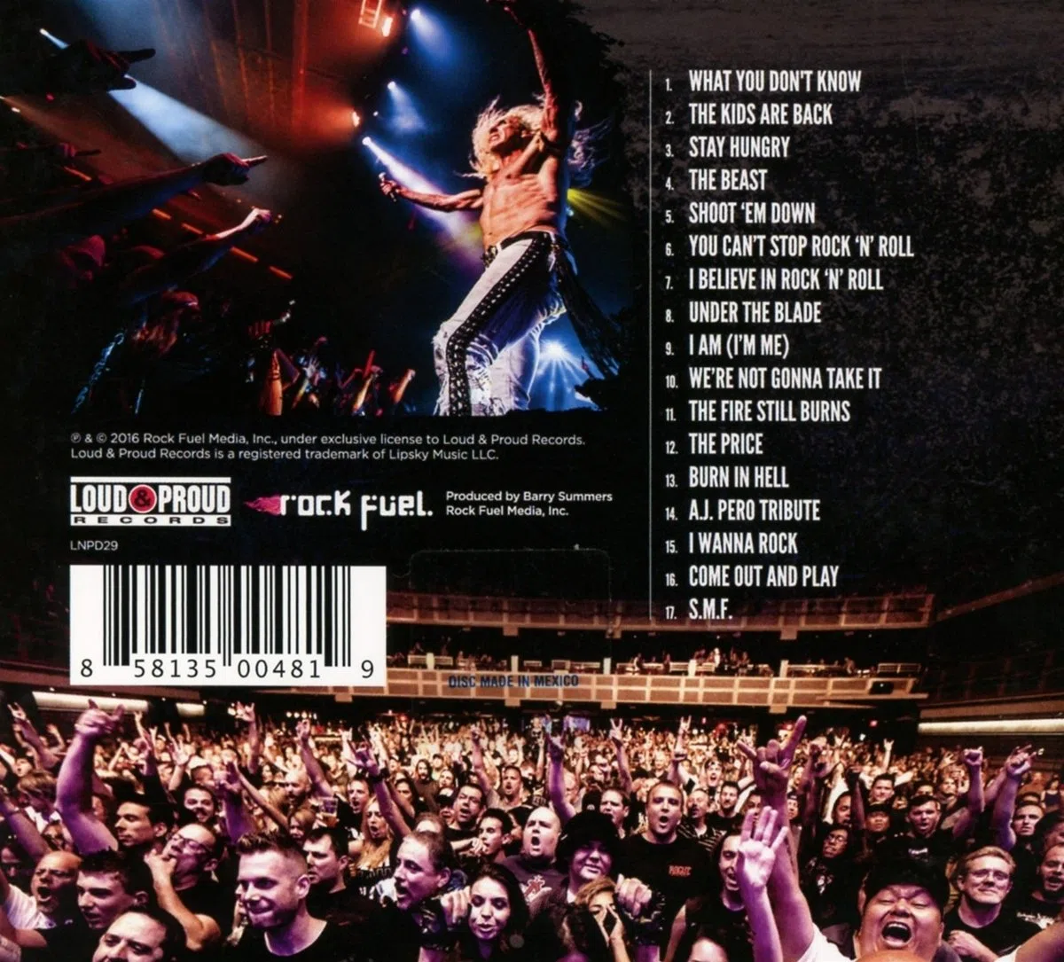 Twisted Sister-Metal Meltdown Live at The Hard Rock Casino Las Vegas [Blu-Ray]
