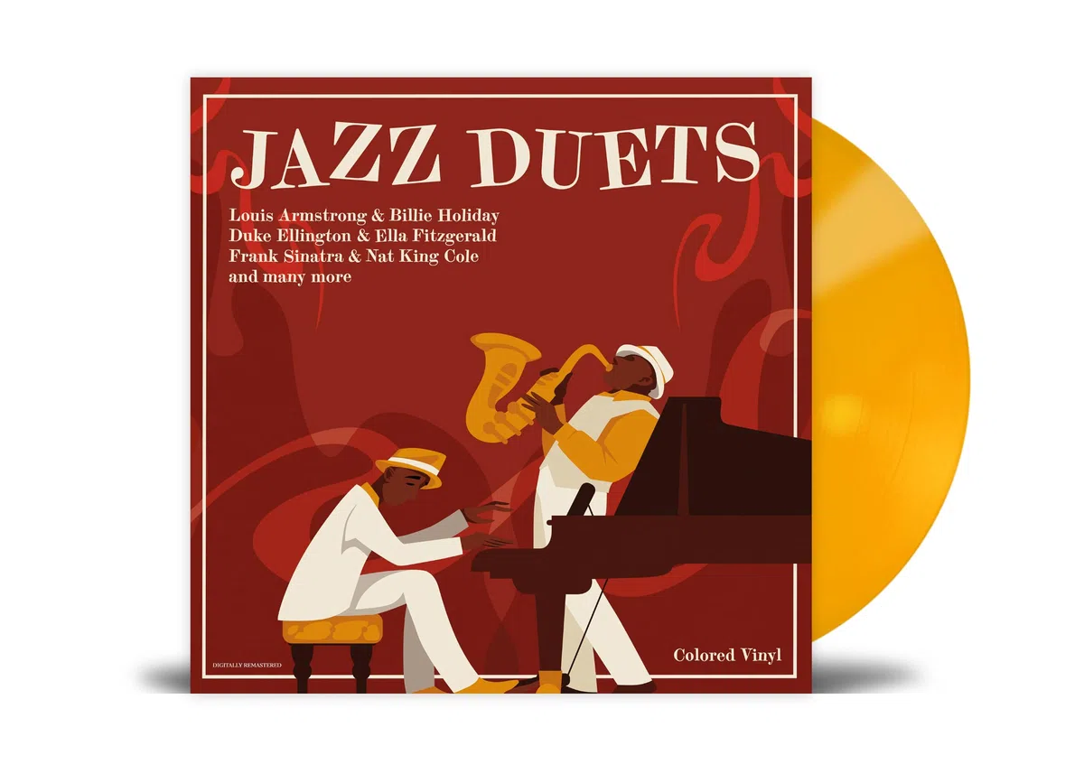 Jazz Duets Vinyle Coloré, Louis Armstrong & Billie Holiday, Duke Ellington & Ella Fitzgerald, Frank Sinatra & Nat King Cole
