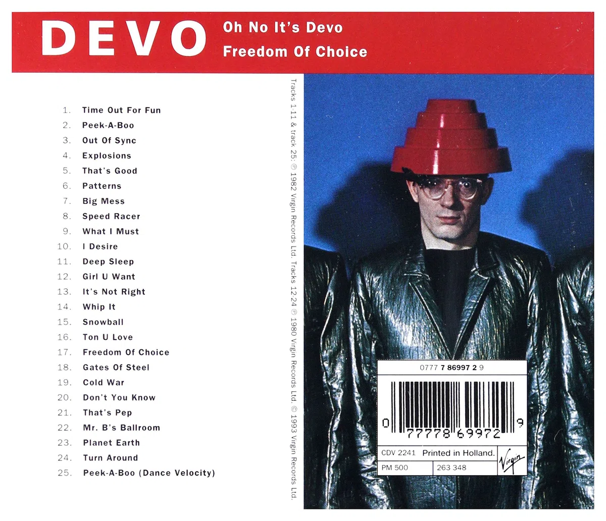 Oh No It's Devo / Freedom Of Choice