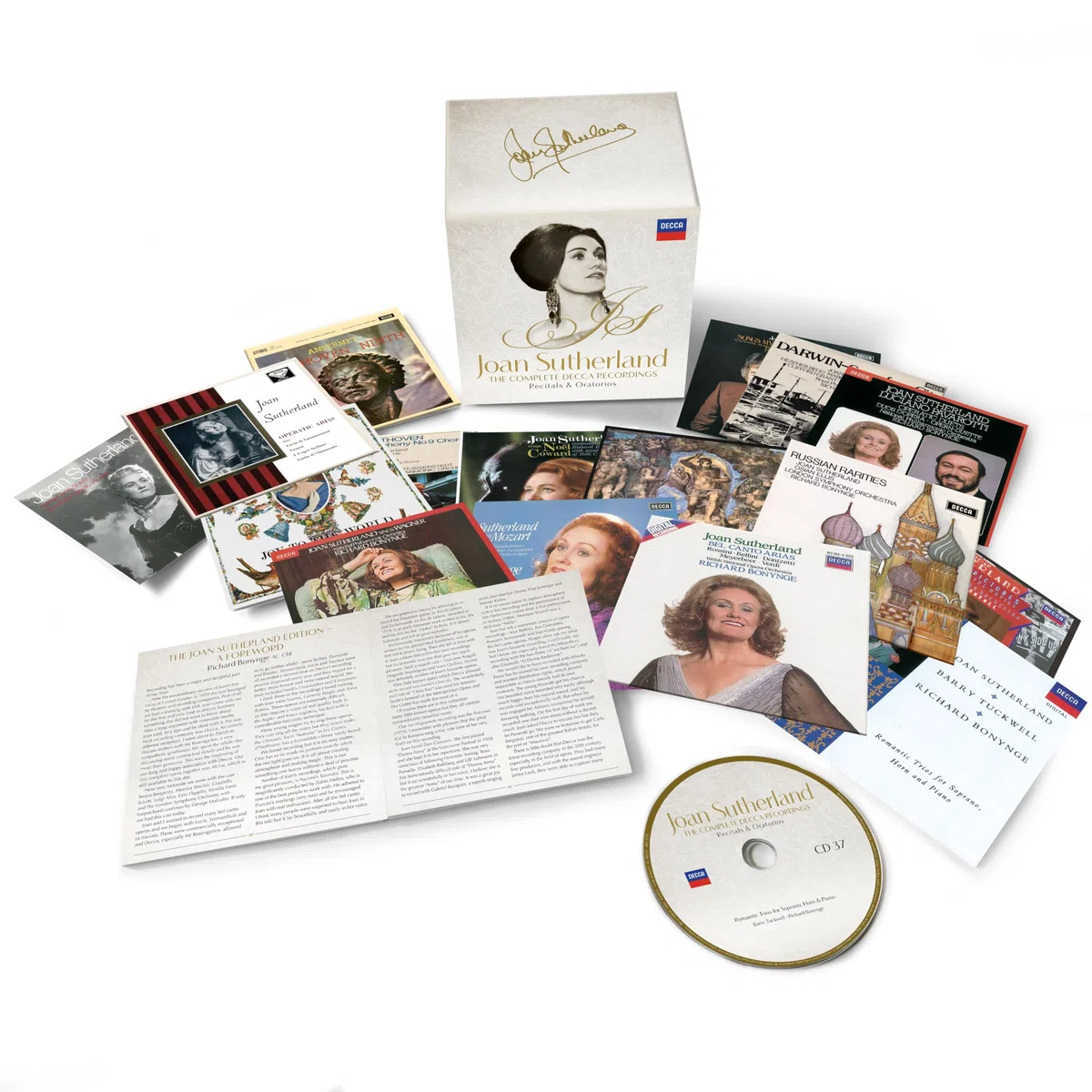 Joan Sutherland Oratorios & Recitals Coffret 37 CD Tirage Limité